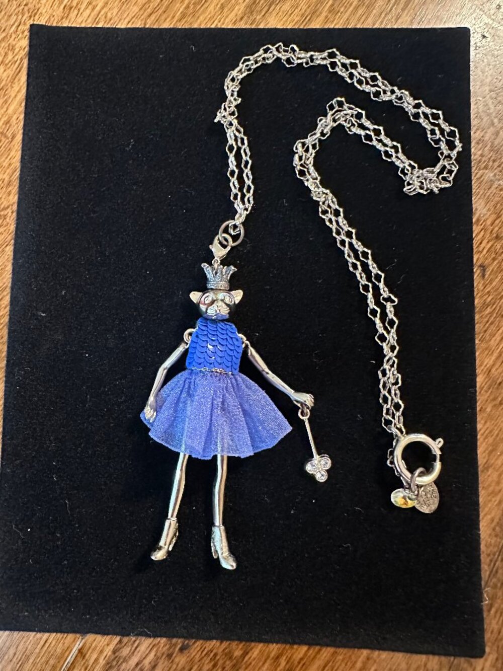 Servane Gaxotte Mouse w/Crown and Blue TuTu